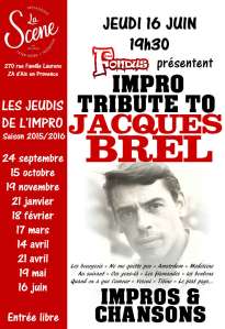 affiche tribute Brel